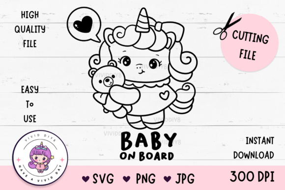 Baby on Board SVG: Graphics for Crafts