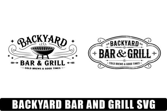 BACKYARD BAR and GRILL SVG