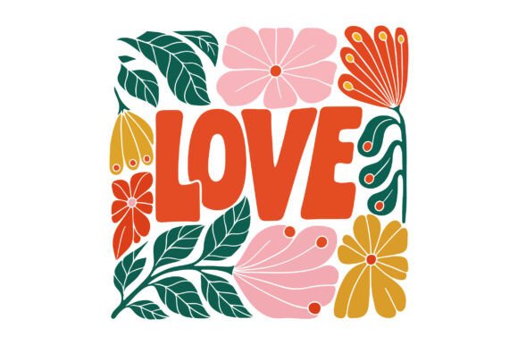 Boho Floral Flower PNG SVG Sublimation