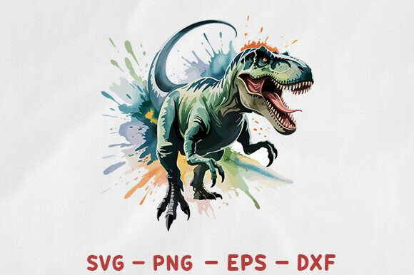 Dinosaur Velociraptor Svg Design for Crafts