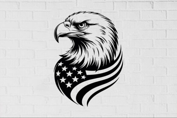 Eagle Svg - American Flag Svg Design