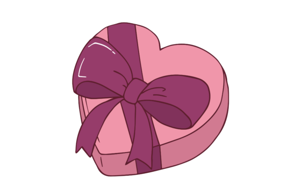 Gift Box Love Graphics & Crafts
