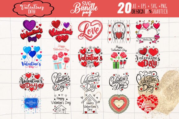 Happy Valentines Day Svg Heart Love Png: Graphics and Crafts for Creative Design