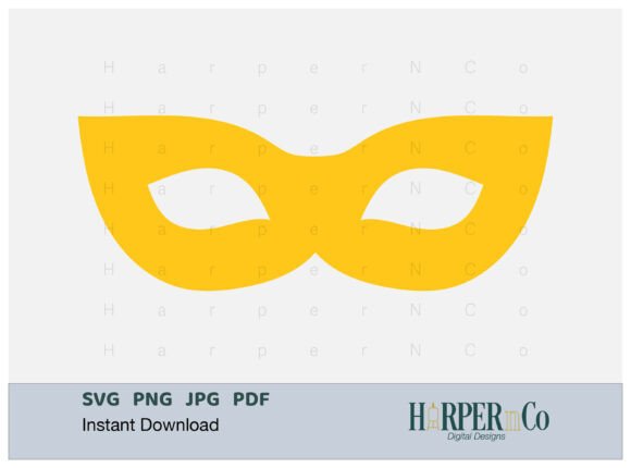 Mardi Gras Mask SVG for Crafts