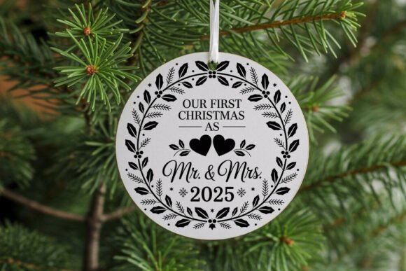 Our First Christmas Ornament Svg- Graphics and Crafts