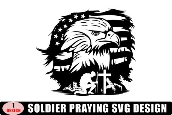 Soldier Praying Svg: Graphics for Crafts & Local Business
