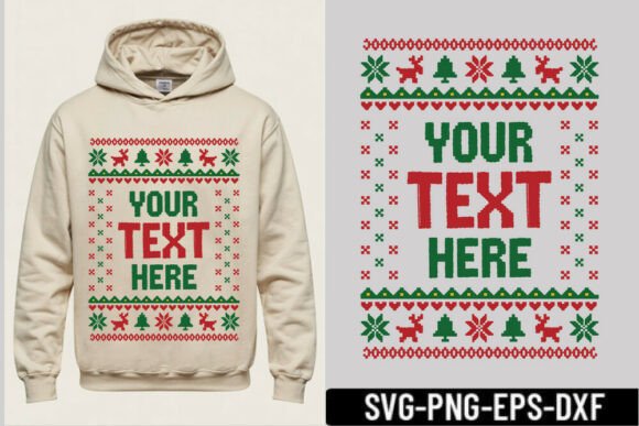 Ugly Sweater Christmas SVG: Graphics and Crafts for Creative Marketing